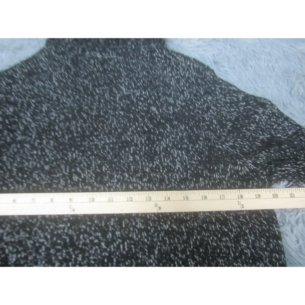 Eddie Bauer Sweater Womens Large Gray Open Front Knit Lounge Cardigan Pockets - Picture 7 of 9